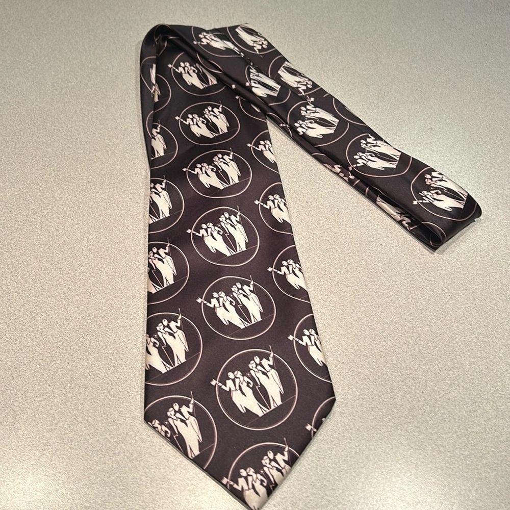 Ooak Vintage Autographed Manhattan Transfer Tie